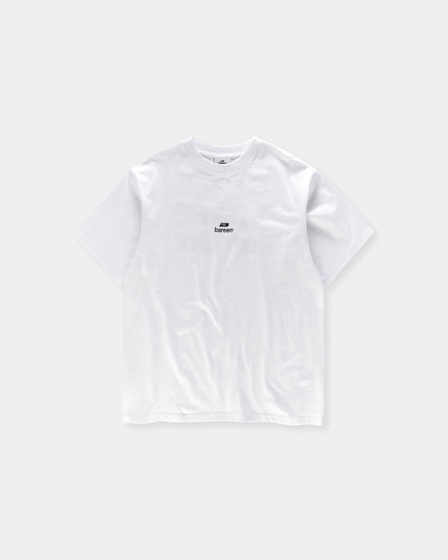 Bareen Box fit T-shirt Logo White