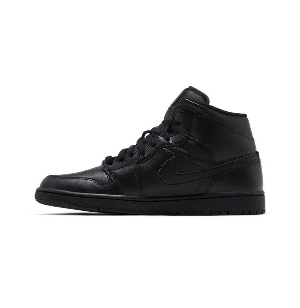Jordan 1 Mid Triple Black