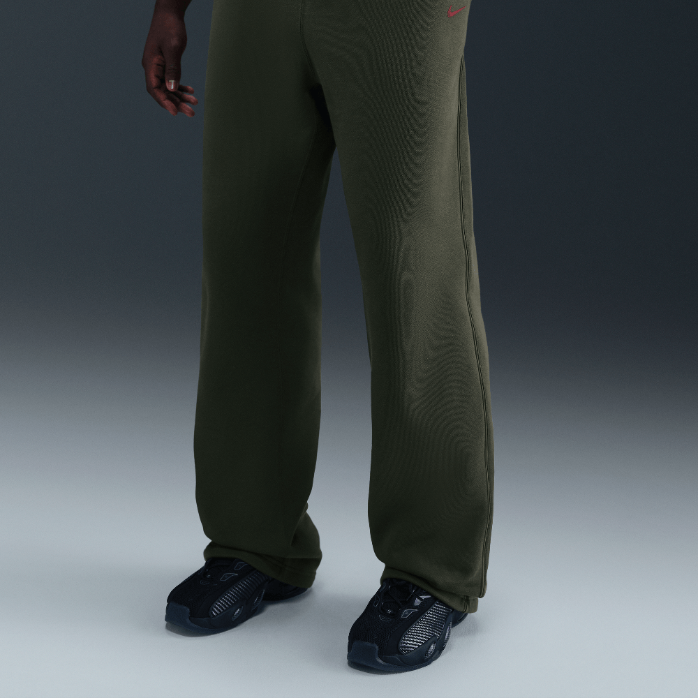 Nike Nocta Fleece Pant Khaki Red