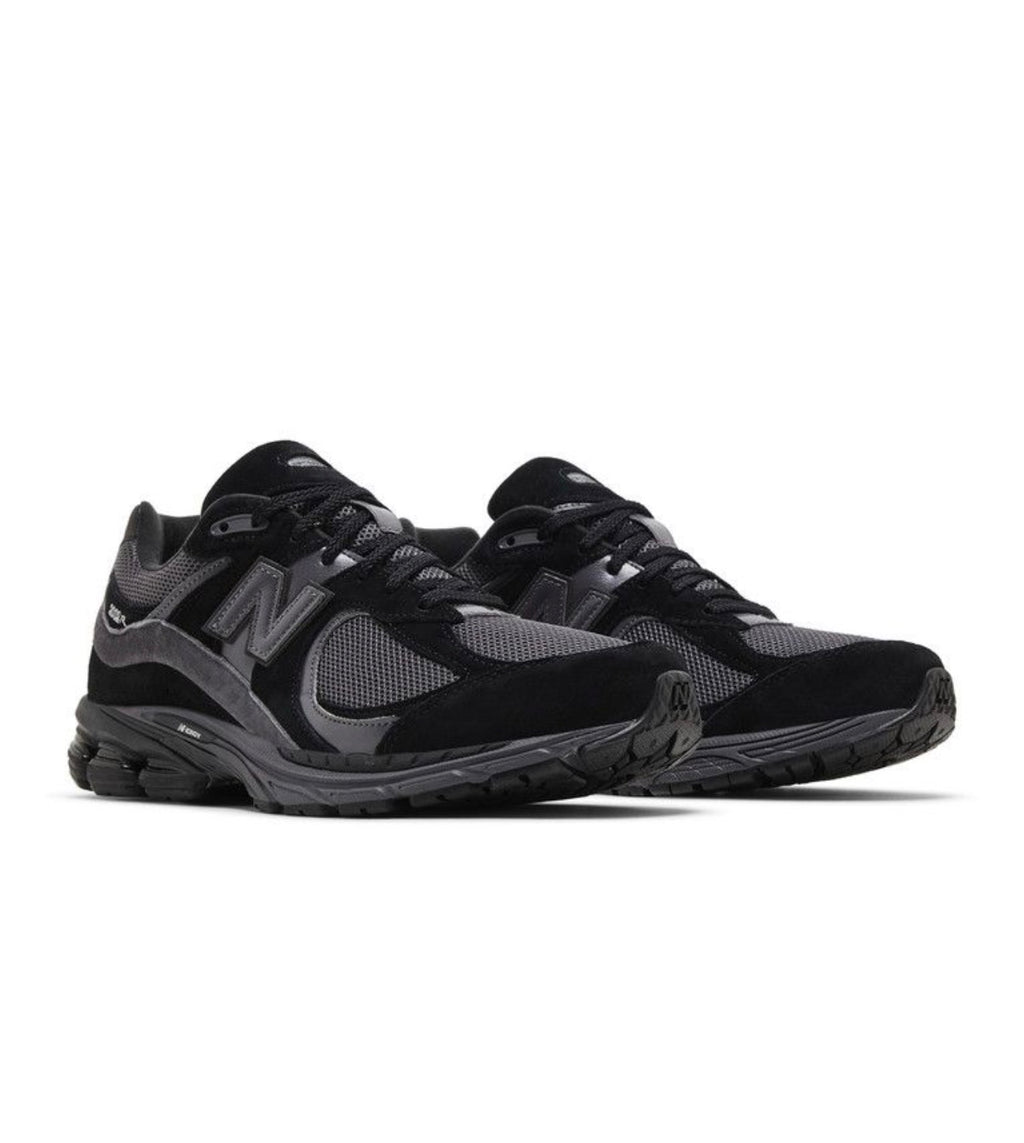 New Balance 2002R Black Dark Grey