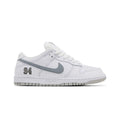 Nike SB Dunk Low Supreme 94 White Metallic Silver