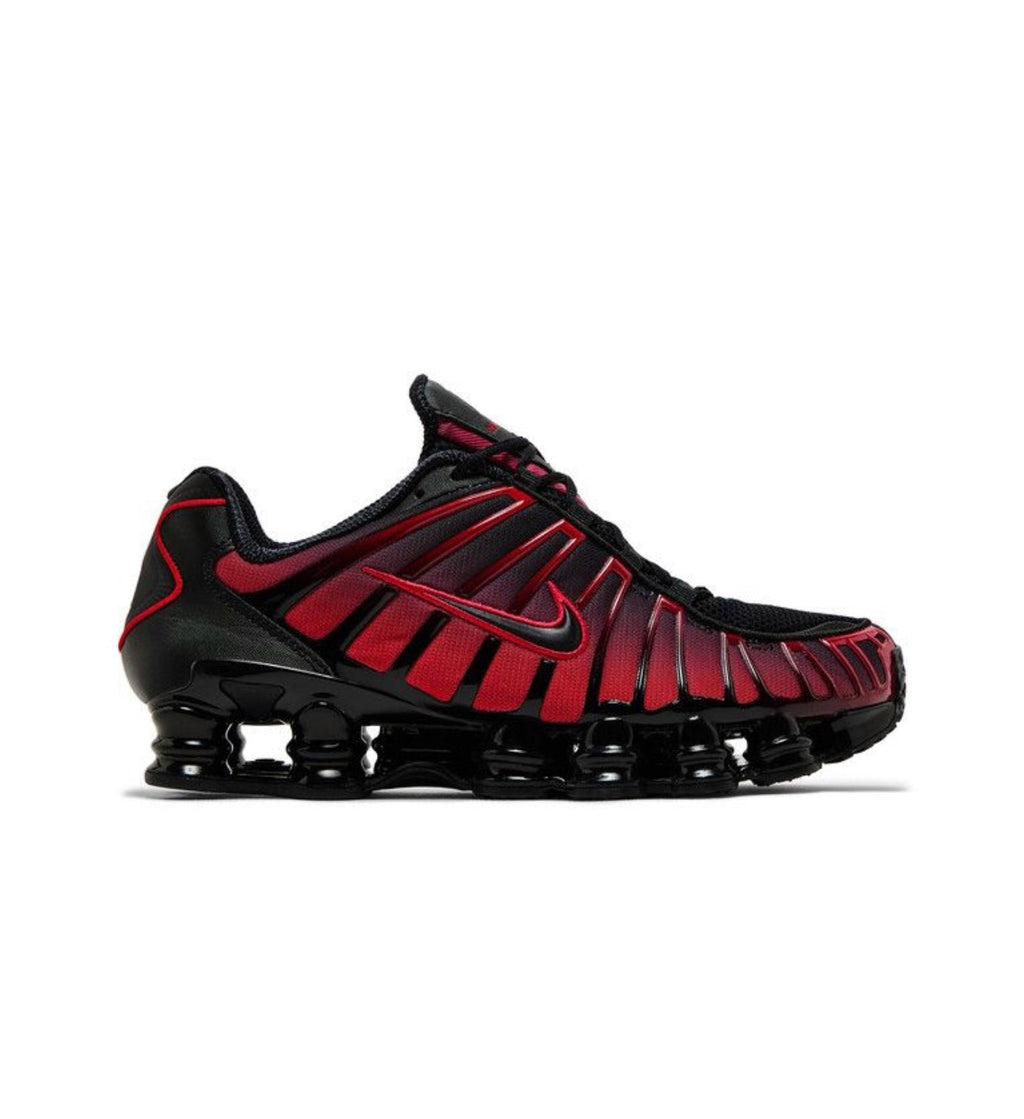 Nike Shox TL Black University Red Gradient