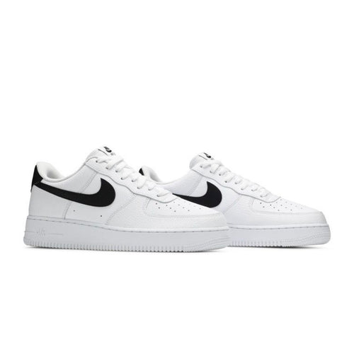 Nike Air Force 1 Low '07 White Black Pebbled Leather