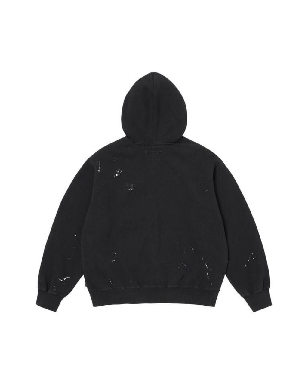 Supreme MM6 Maison Margiela Box Logo Zip Up Hooded Sweatshirt Black