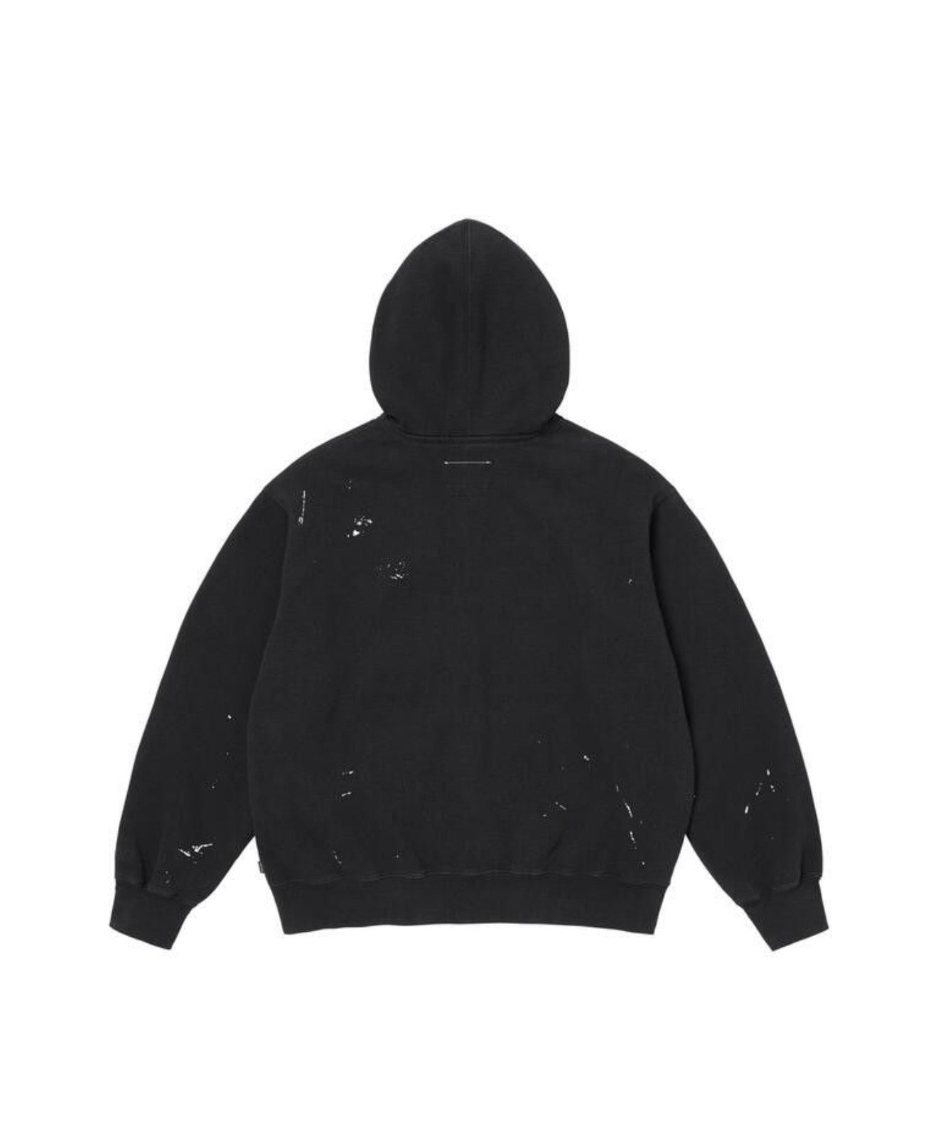 Supreme MM6 Maison Margiela Box Logo Zip Up Hooded Sweatshirt Black