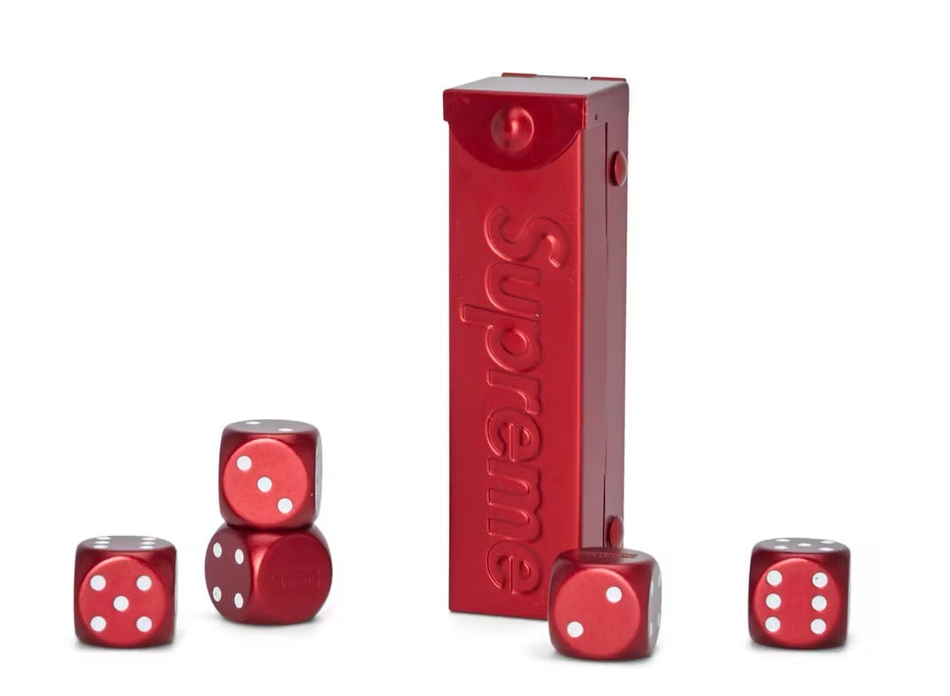 Supreme Aluminum Dice Set Red