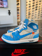 Jordan 1 Retro High Off-White University Blue (Eu:43)