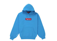 Supreme Box Logo Hooded Sweatshirt (FW25) Cyan
