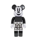 Bearbrick Minnie Mouse (B&W Ver.) 400% Black