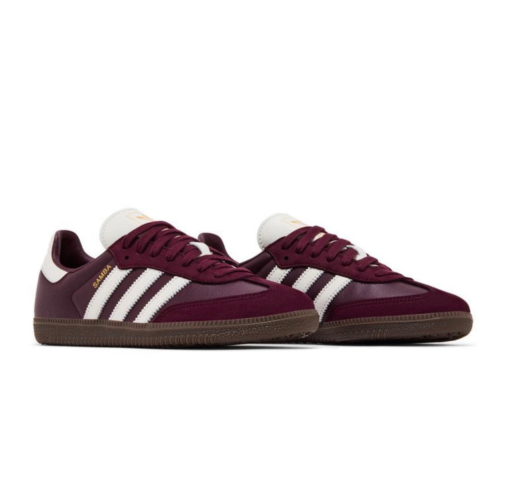 adidas Samba OG Maroon Off White Gum (Women's)
