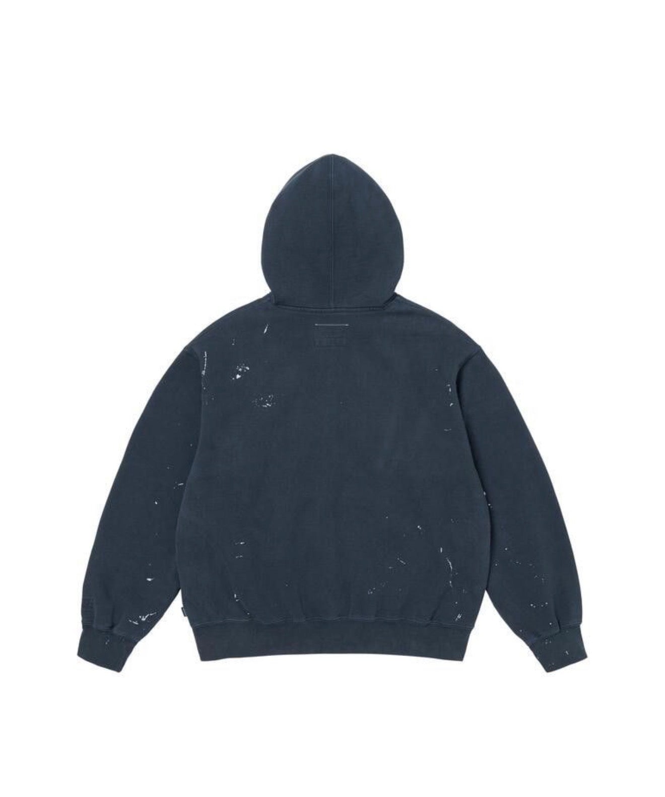 Supreme MM6 Maison Margiela Box Logo Zip Up Hooded Sweatshirt Navy