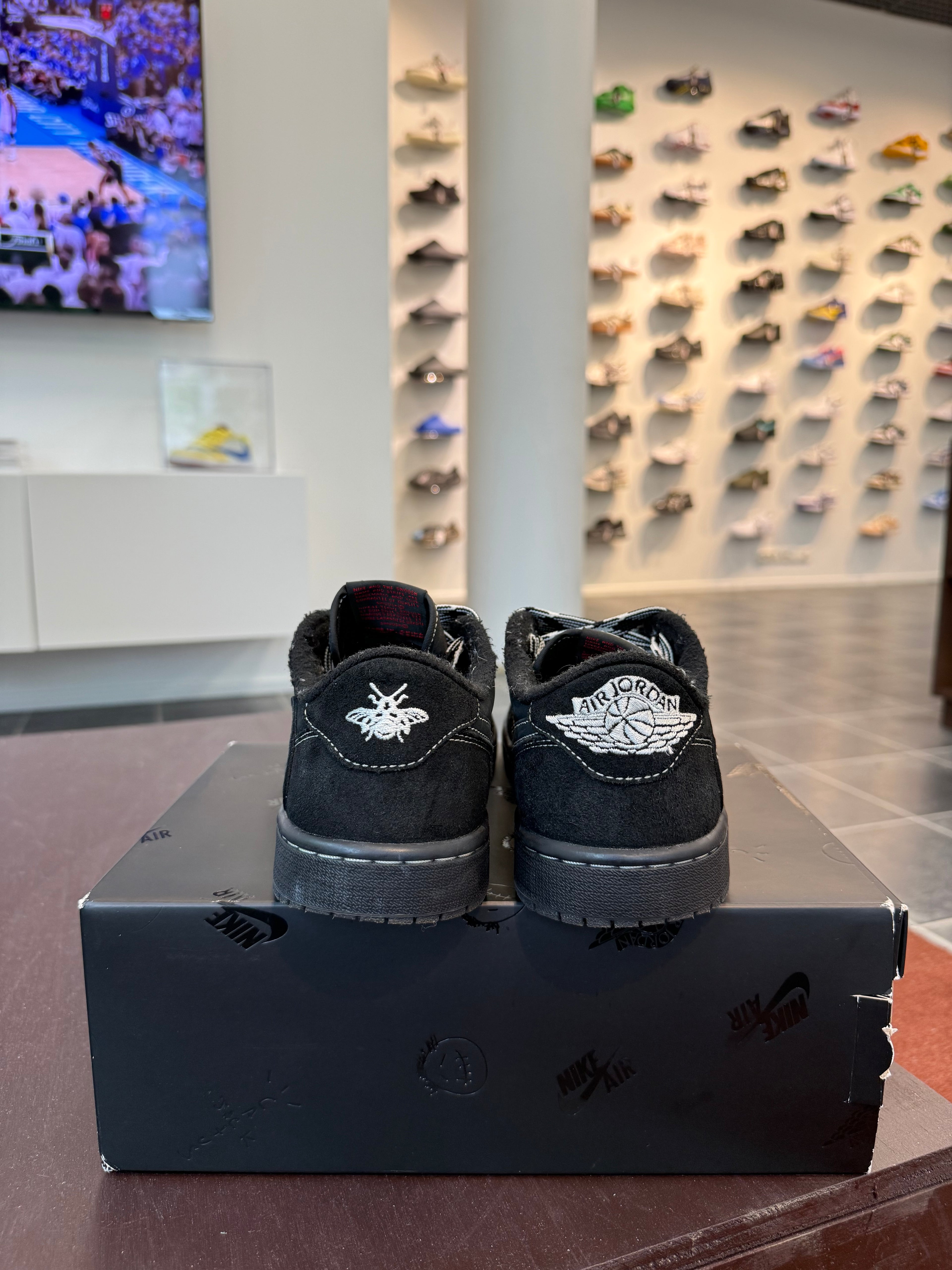Jordan 1 Retro Low OG SP Travis Scott Black Phantom (Eu: 42)