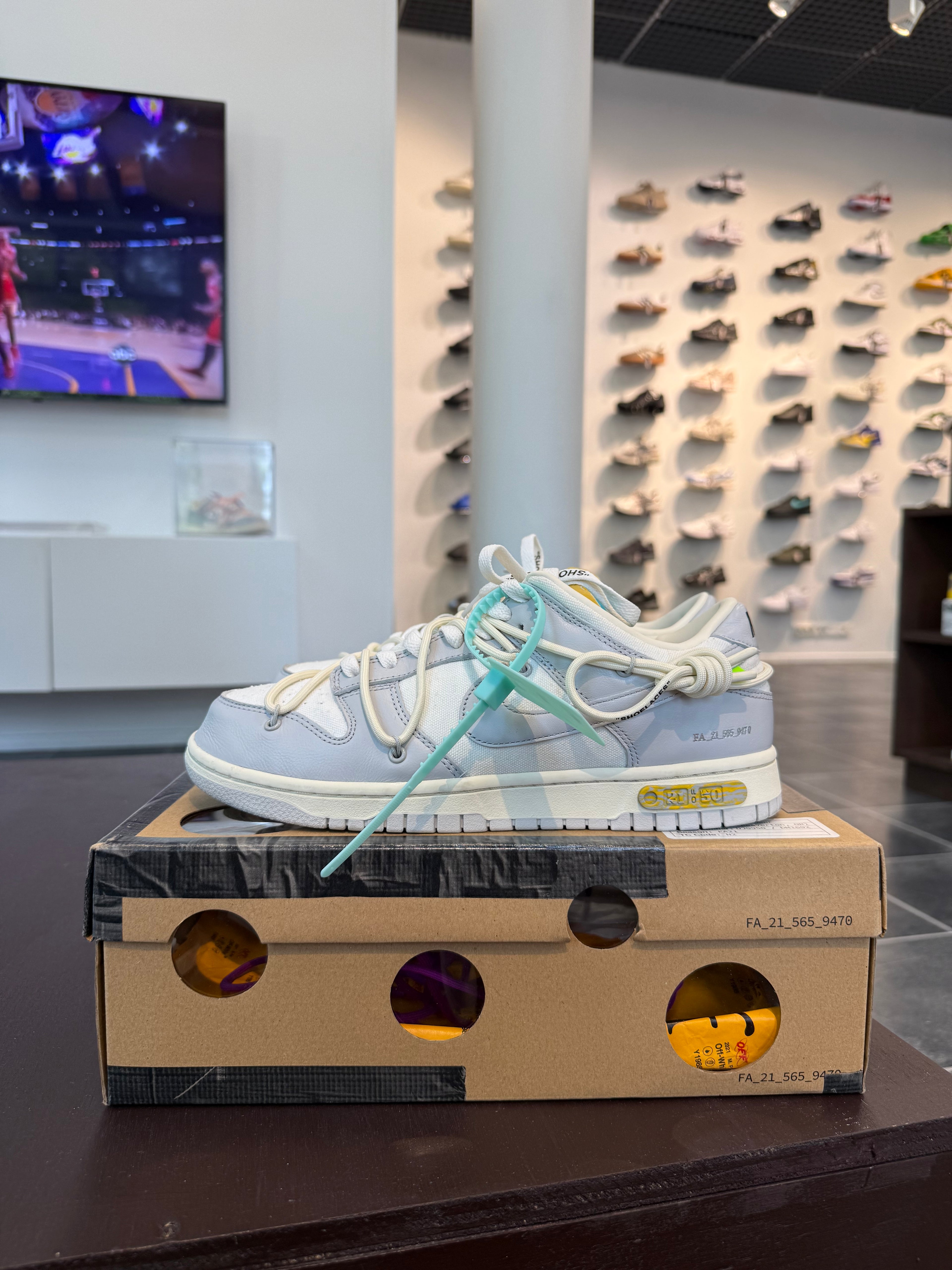 Nike Dunk Low Off-White Lot 21 (Eu: 42,5)