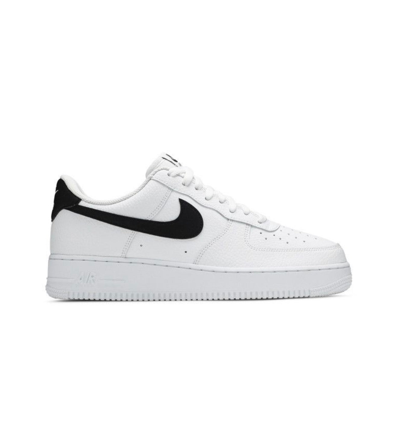 Nike Air Force 1 Low '07 White Black Pebbled Leather