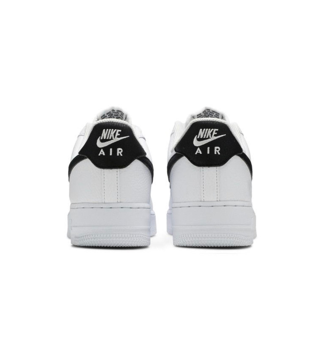 Nike Air Force 1 Low '07 White Black Pebbled Leather