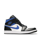 Jordan 1 Mid White Black Racer Blue
