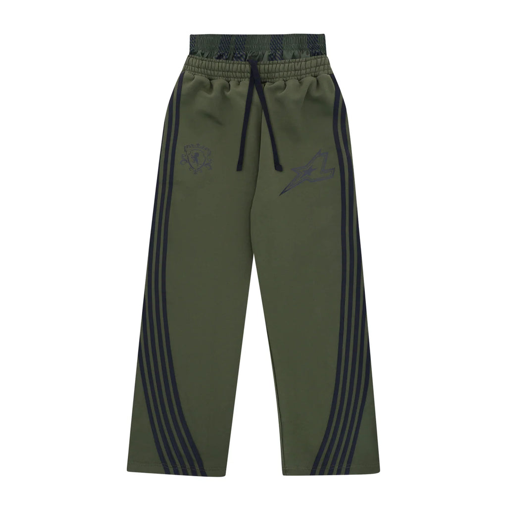 LUKAMACHAIN ​​JOGGER STRIPED - ARMY GREEN
