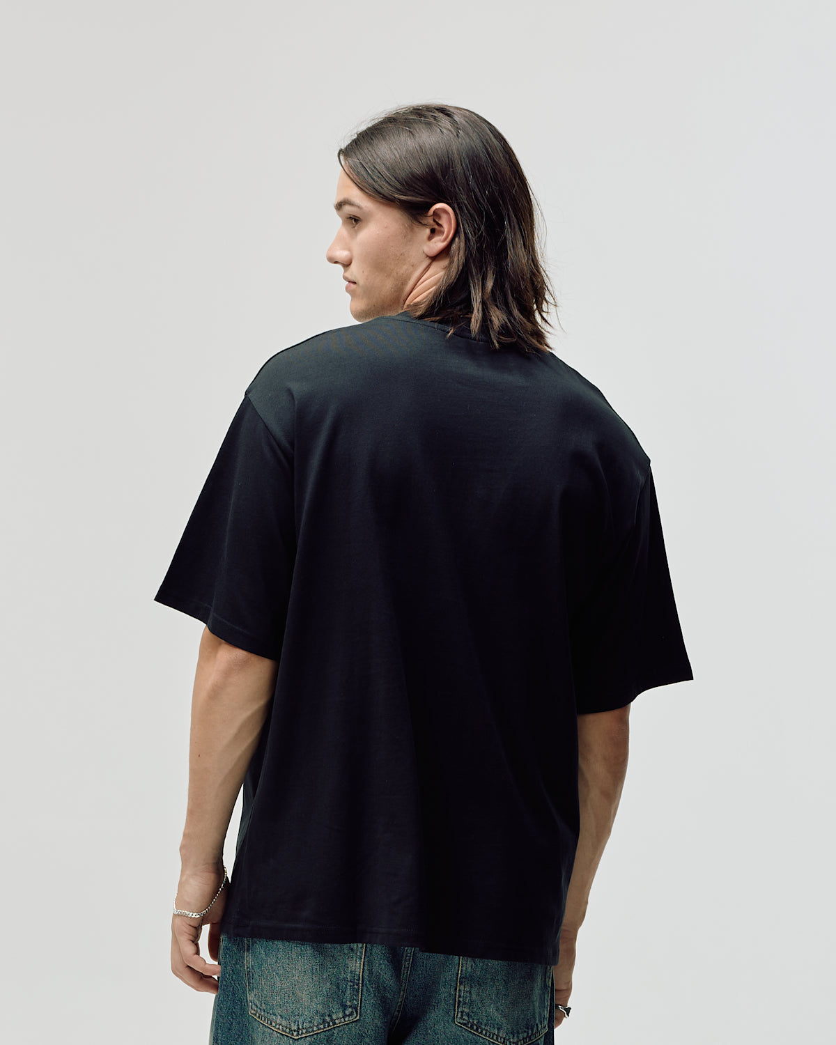 Bareen Box Fit T-shirt - Field - Black