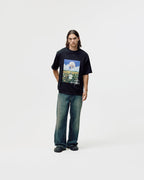 Bareen Box Fit T-shirt - Field - Black