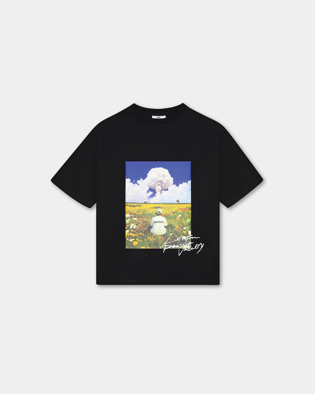 Bareen Box Fit T-shirt - Field - Black