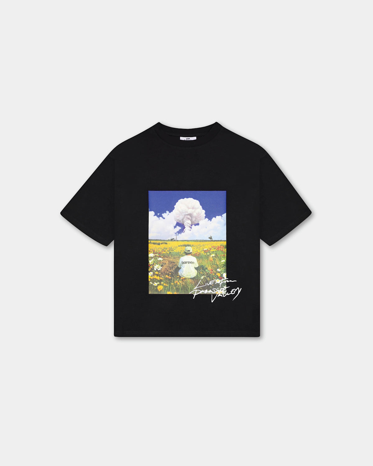 Bareen Box Fit T-shirt - Field - Black