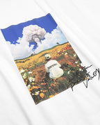Bareen Box Fit T-shirt, Field - White