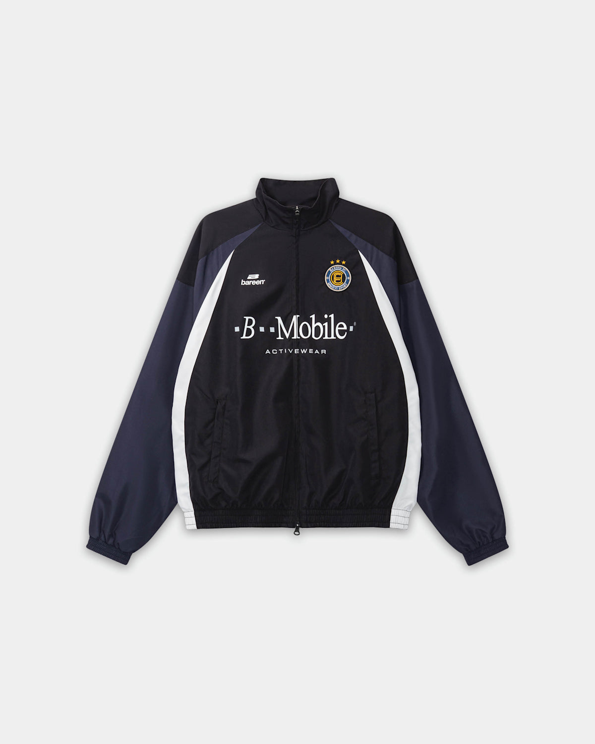 Bareen Football Track Jacket - Black