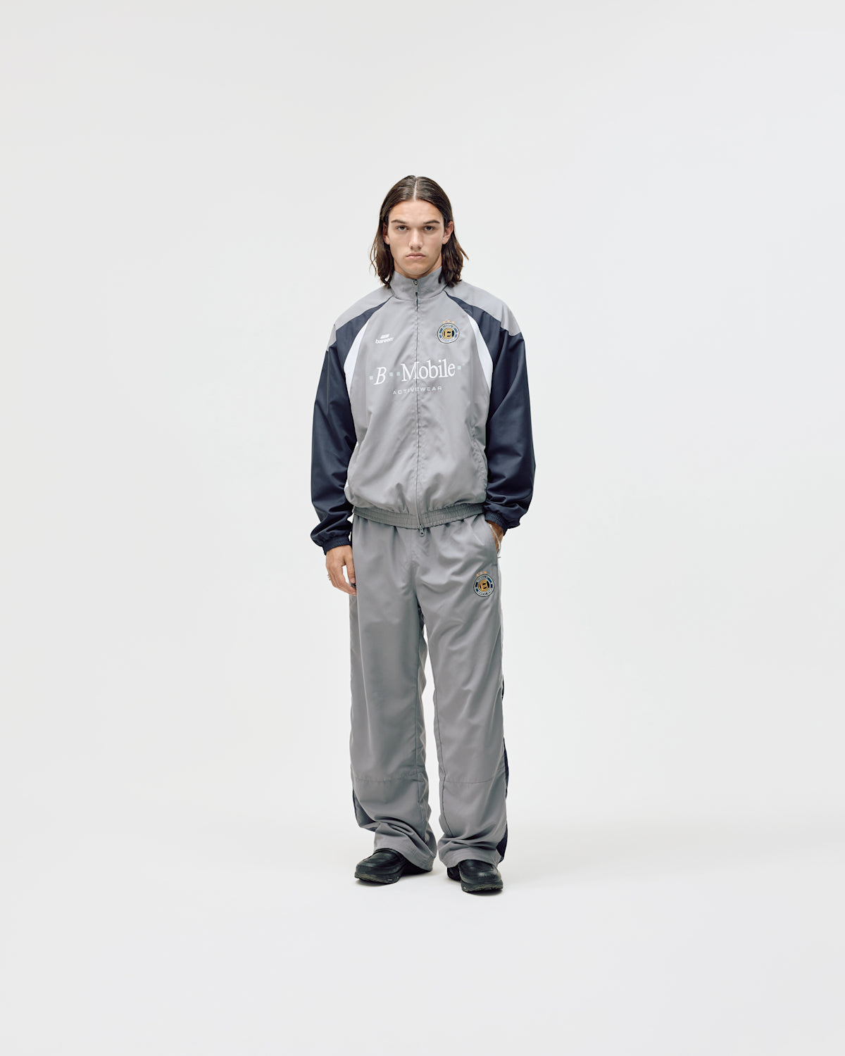 Bareen Football Track Jacket - Grey