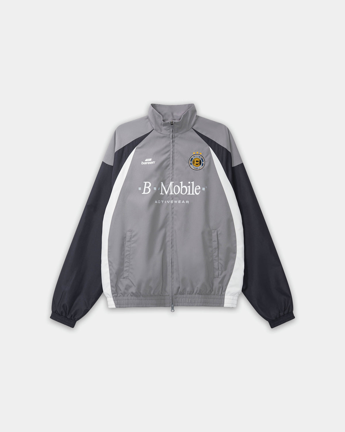 Bareen Football Track Jacket - Grey