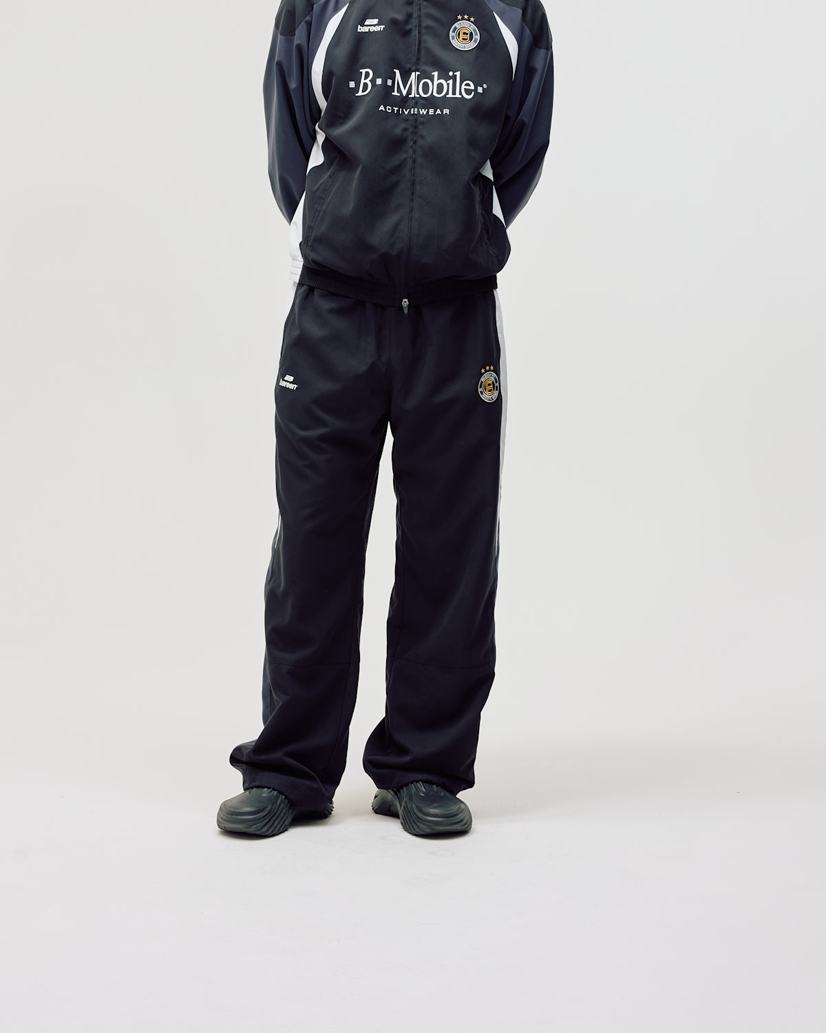 Bareen Football Track Pants - Black