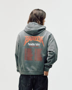 Bareen World Tour Oversized Hoodie Washed Black