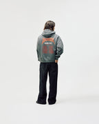 Bareen World Tour Oversized Hoodie Washed Black