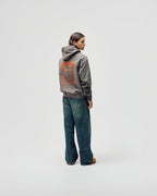 Bareen World Tour Oversized Hoodie Washed Brown