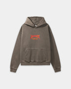 Bareen World Tour Oversized Hoodie Washed Brown