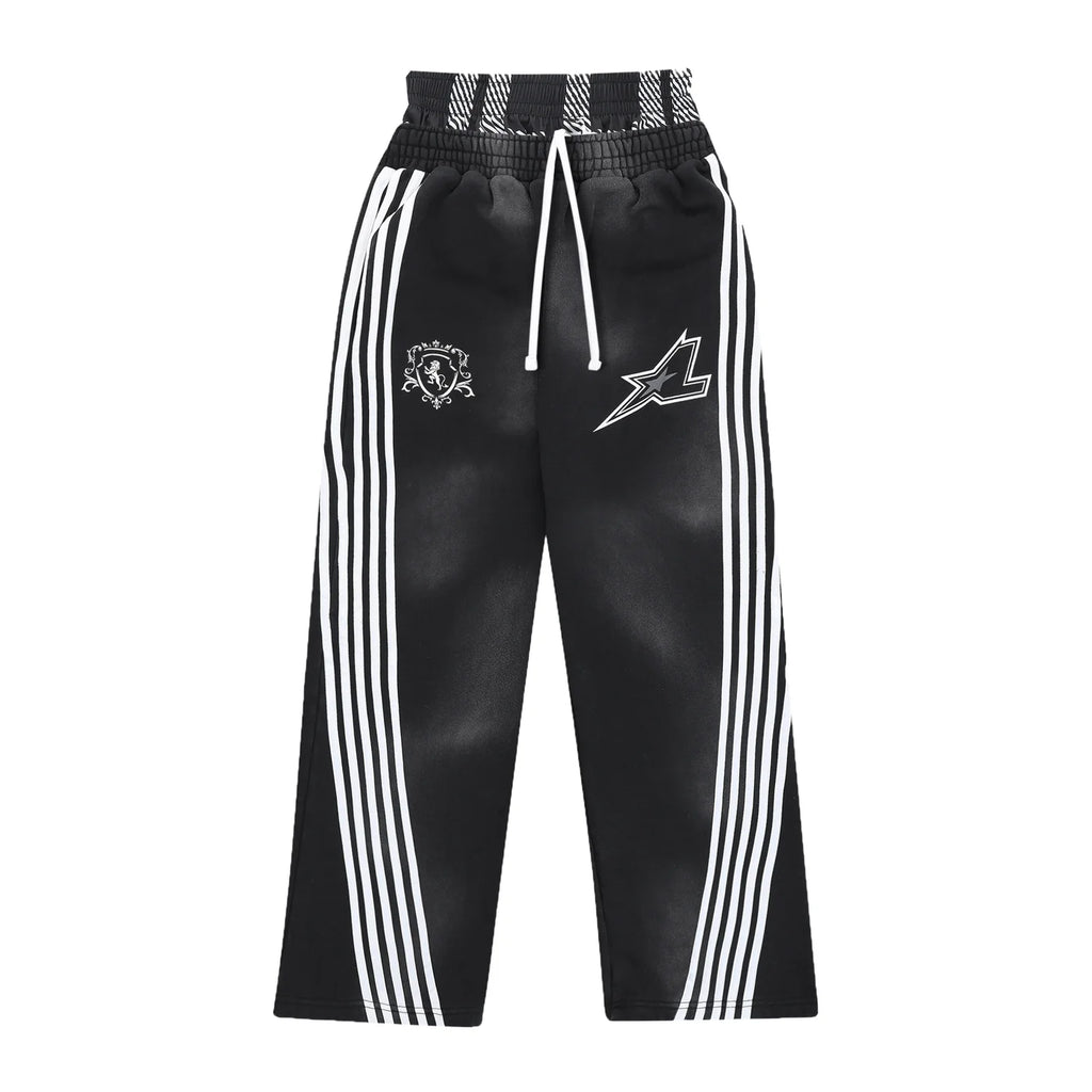 LUKAMACHAIN ​​JOGGER STRIPED - BLACK