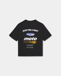 Bareen Box Fit T-shirt - Moto Black