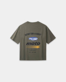 Bareen Box Fit T-shirt - Moto Stone Grey