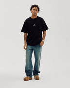 Bareen Box fit T-shirt Logo Black