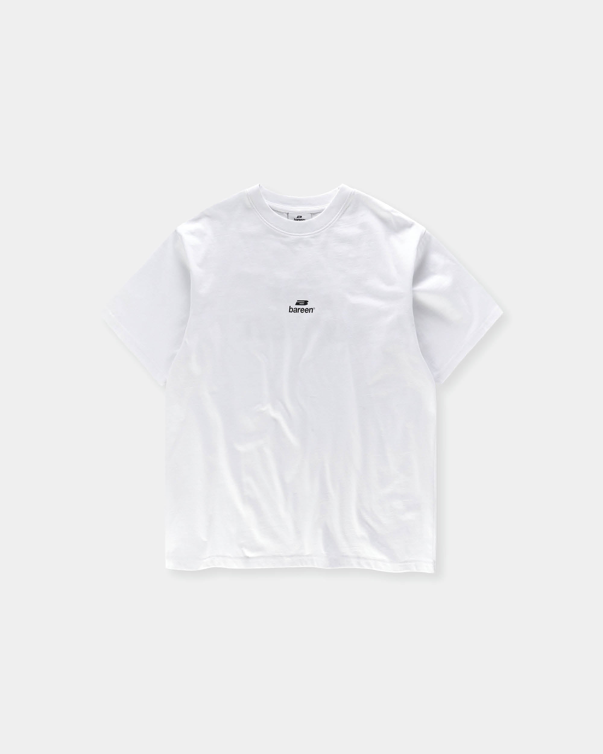 Bareen Box fit T-shirt Logo White