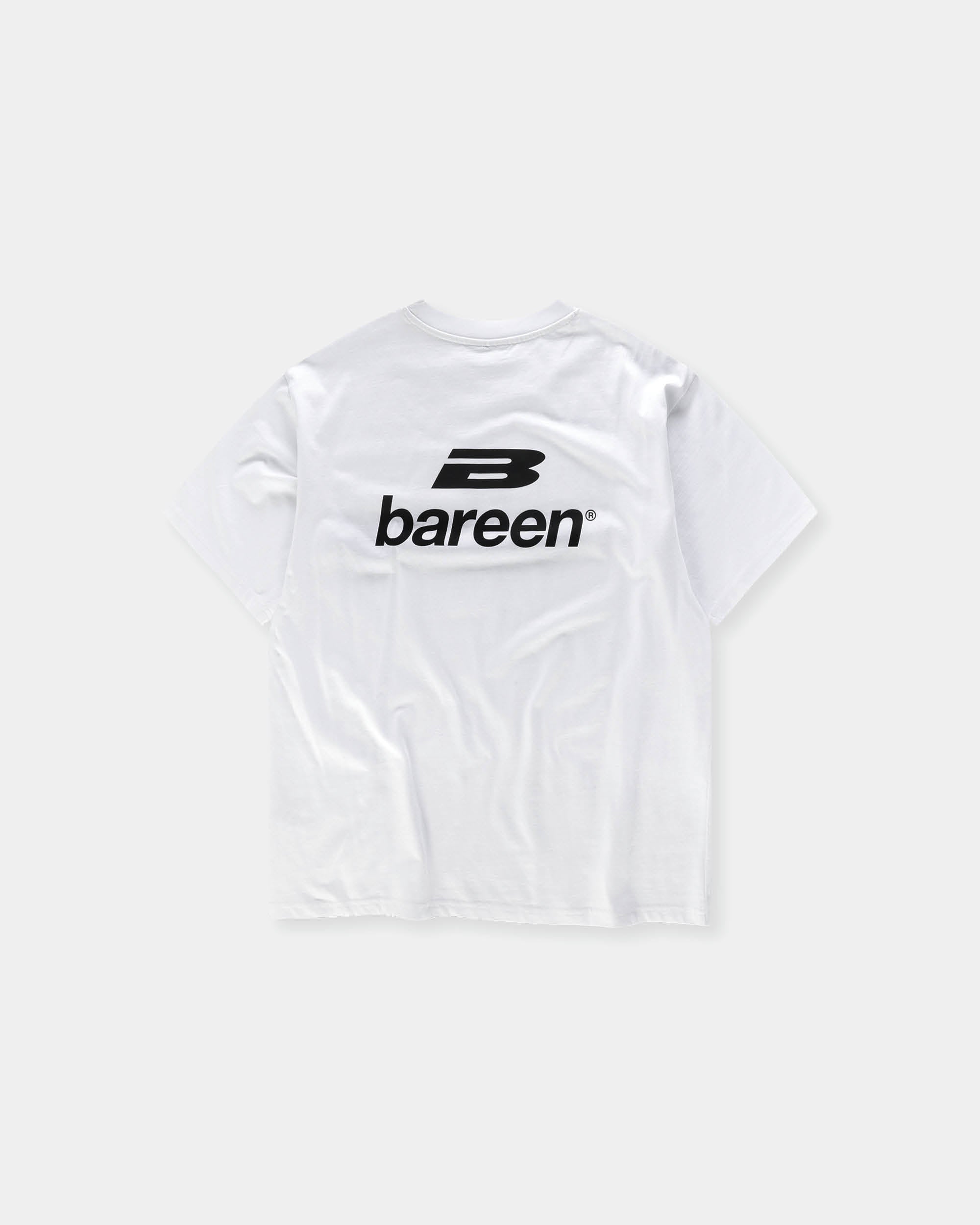 Bareen Box fit T-shirt Logo White