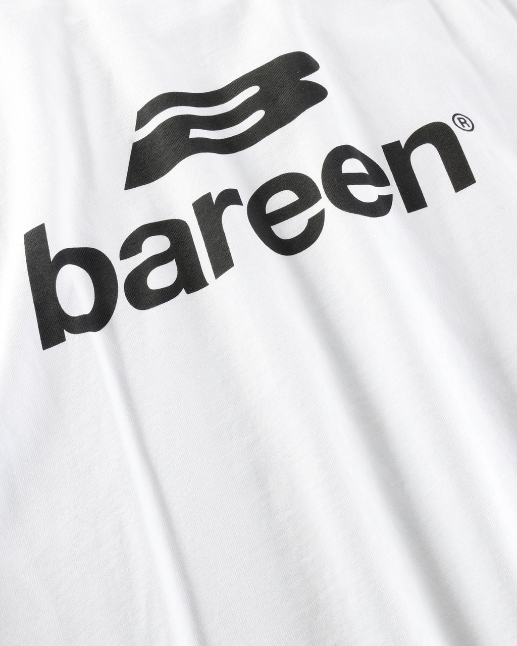 Bareen Box fit T-shirt Logo White
