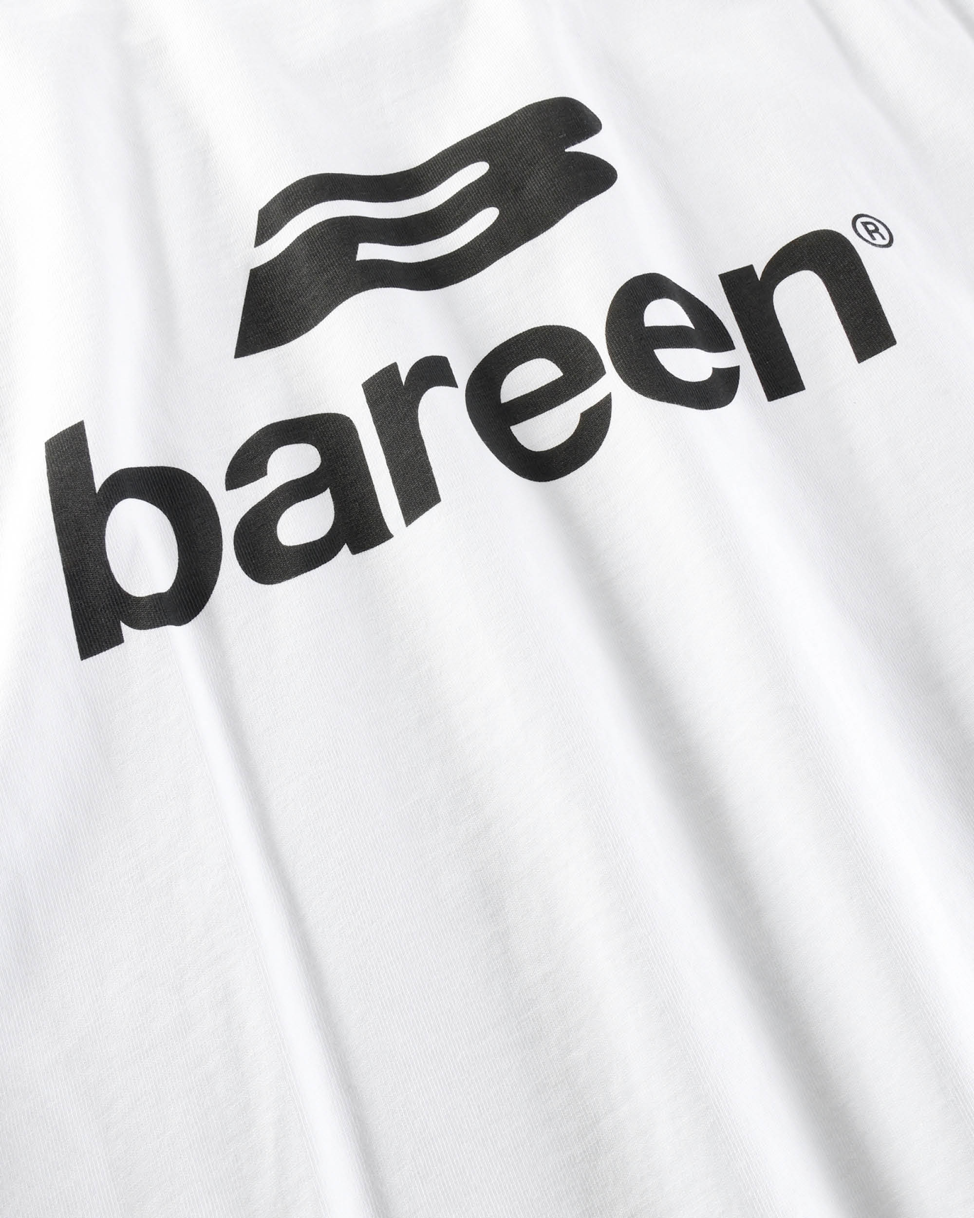 Bareen Box fit T-shirt Logo White