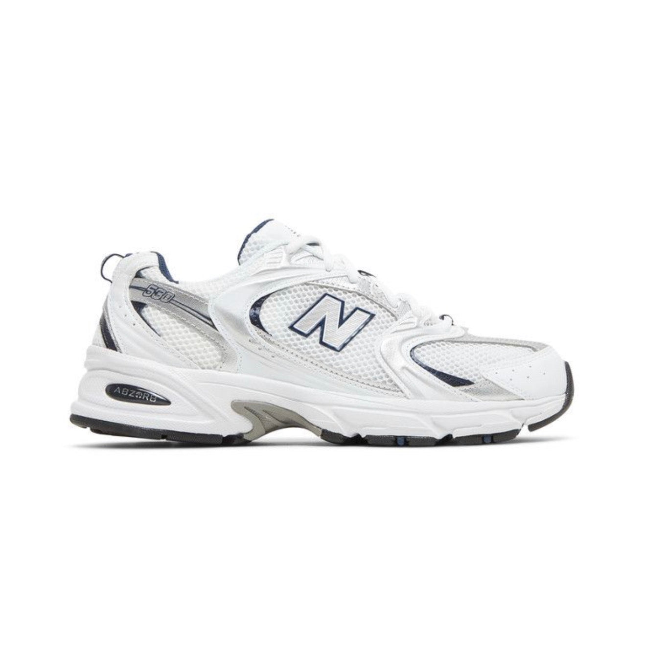 New Balance 530 White Silver Navy