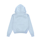 LUKAMACHAIN ​​Distressed Zip Hoodie Baby Blue