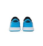Jordan 1 Retro Low OG Black Dark Powder Blue UNC