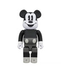 Bearbrick Mickey Mouse (B&W Ver.) 400% Black
