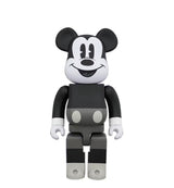 Bearbrick Mickey Mouse (B&W Ver.) 400% Black