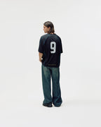 Short Sleeve Football Jersey - Black