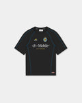 Short Sleeve Football Jersey - Black