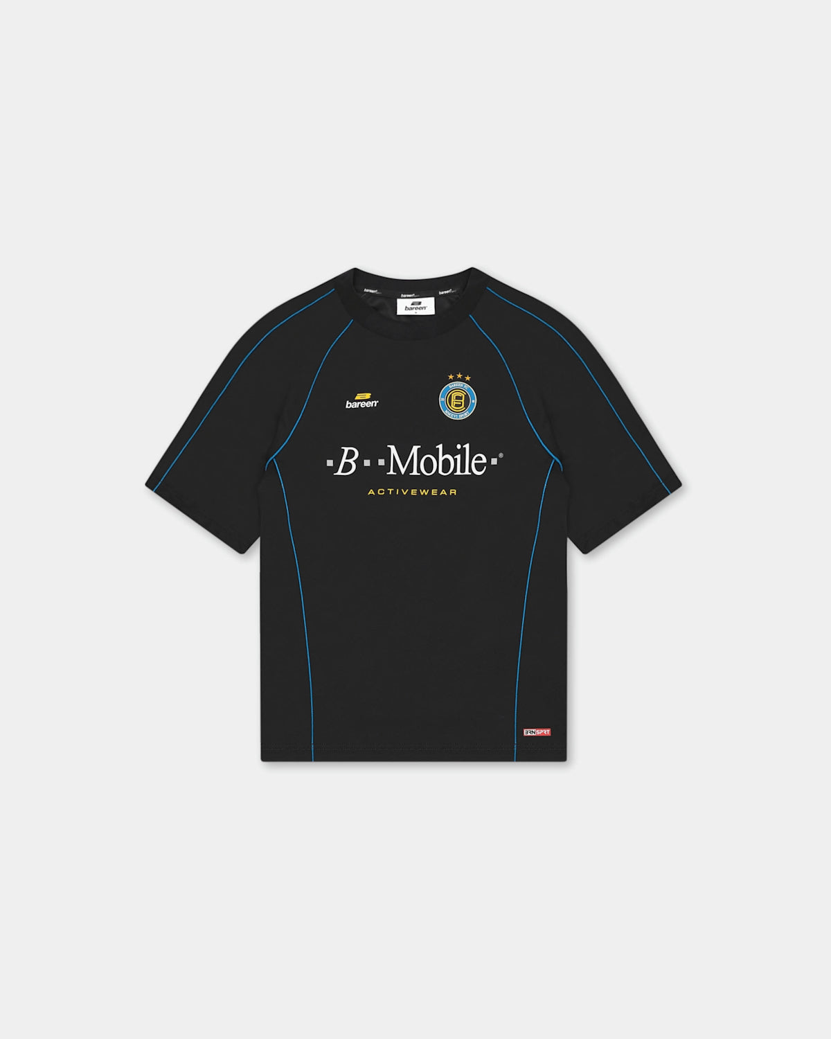Short Sleeve Football Jersey - Black
